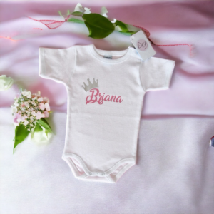Body de bebé corona